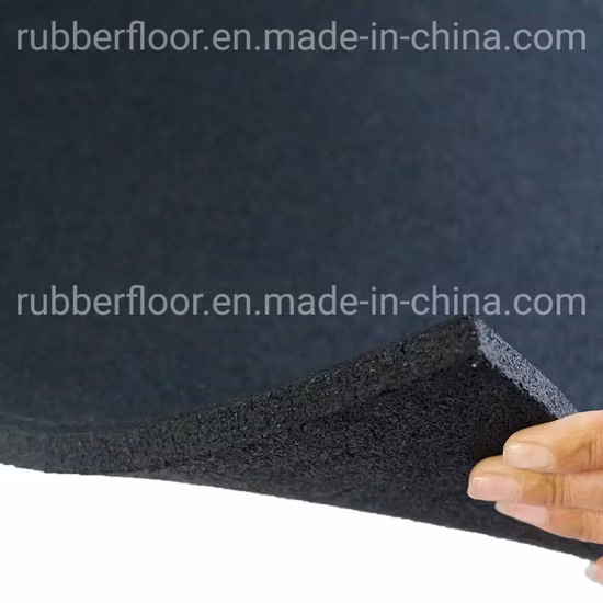 ゴム製ジムマット中国製卸売、商用プレミアムゴム製フロアマット、クロスフィットフィットネス用の割引家庭用ゴム製ジムタイルフロア